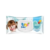 Uni Baby Islak Havlu Mendil 72 Yaprak Aktif (24 Lü Set) 1728 Yaprak Plastik Kapaklı - 7