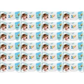 Uni Baby Islak Havlu Mendil 72 Yaprak Aktif (24 Lü Set) 1728 Yaprak Plastik Kapaklı - 1