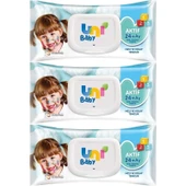 Uni Baby Islak Havlu Mendil 72 Yaprak Aktif (3 Lü Set) 216 Yaprak Plastik Kapaklı - 1