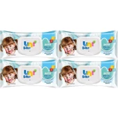 Uni Baby Islak Havlu Mendil 72 Yaprak Aktif (4 Lü Set) 288 Yaprak Plastik Kapaklı - 1