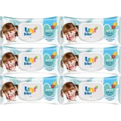 Uni Baby Islak Havlu Mendil 72 Yaprak Aktif (6 Lı Set) 432 Yaprak Plastik Kapaklı - 1
