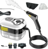 Valkyrie El Tipi Buharlı Temizleyici 2500W Basınçlı Yüksek Isı, Çoklu Başlık Aparatlı Derinlemesine Hijyenik Temizlik thumbnail 1