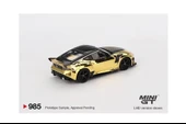 Mini GT 985 Nissan Z VeilSide FFZ400 Gold Chrome 1/64 Model Araba thumbnail 2