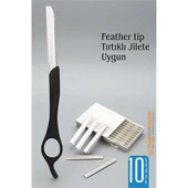 Modacar Feather Tip Jiletli Ustura 10 Yedek Jiletli Profesyonel - 1