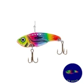 Vibrasyon Yem - LRF/Spin Jig - Fishack VibraX - 7g 40mm - Rainbow Fury - UV Boyalı - 1
