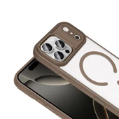 iPhone 17 Pro Max Kılıf Wireless Şarj Özellikli Krom M-safe Silikon Kılıf thumbnail 9