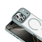 iPhone 17 Pro Max Kılıf Wireless Şarj Özellikli Krom M-safe Silikon Kılıf thumbnail 8