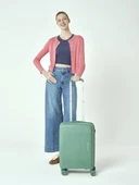 Benetton Trolley Valiz Yeşil Kabin Boy 14BNT8001-03-YŞL - 1