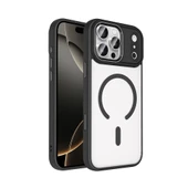 iPhone 17 Pro Max Kılıf Wireless Şarj Özellikli Krom M-safe Silikon Kılıf thumbnail 2