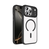 iPhone 17 Pro Max Kılıf Wireless Şarj Özellikli Krom M-safe Silikon Kılıf thumbnail 1