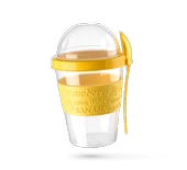 Meyve Hazneli - Kaşıklı Portatif Yoğurt Kabı thumbnail 4