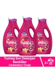 Yumoş Sıvı Bakım Çamaşır Deterjanı Renkli Giysiler 1690 ml 3 Adet - 1
