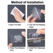 Yaylı Boru ve Kablo Düzenleyici Halka Kendinden Yapışkanlı 2 li thumbnail 2