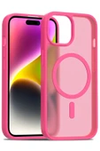 iPhone 15 Jota Magsafe Kapak - Rose - 1