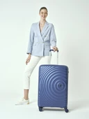 Benetton Trolley Valiz Mavi Büyük Boy 14BNT8002-01-M thumbnail 2