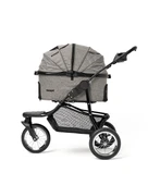 Zampa Melona Kedi Köpek Arabası Gri SP05CST-G - Katlanabilir ve Konforlu Taşıma Çözümü thumbnail 4