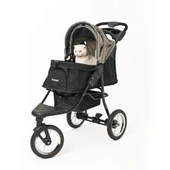 Zampa Ricciardo SP05CS-G Gri Kedi Köpek Arabası - Geniş İç Hacim, Katlanabilir ve Konforlu thumbnail 2