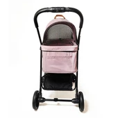 Zampa Albon Kedi Köpek Arabası Pembe LD02-P 53x77x100 Cm thumbnail 4