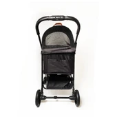 Zampa Albon Kedi Köpek Arabası Siyah LD02-B 53x77x100 Cm thumbnail 4