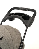 Zampa Melona Kedi Köpek Arabası Gri SP05CST-G - Katlanabilir ve Konforlu Taşıma Çözümü thumbnail 5