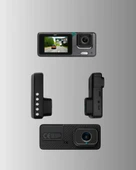 Çok Açılı Araç İçi DVR | Ön İç Arka Kamera, Döngü Video Kaydı thumbnail 3