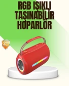 RGB LED Işıklı 20W Taşınabilir Bluetooth Hoparlör IPX6 Suya Dayanıklı thumbnail 1