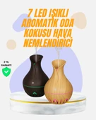Led Işıklı Ultrasonik Oda Nemlendirici ve Uçucu Yağ Difüzörü thumbnail 1