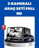 G-Sensör, Park Modu ve Döngüsel Kayıt Destekli Araç DVR thumbnail 1