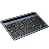 Lenovo Lecoo BK100 Bluetooth V3.0 Çoklu Cihaz Uyumlu Şarj Edilebilir Kablosuz Gri Türkçe Q Klavye - 1