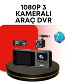Araç Kamerası 3’lü Sistem | Full HD, Sesli Kayıt ve Park Gözetimi thumbnail 1