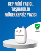 Mini Bluetooth Termal Yazıcı 1200mAh Şarjlı Taşınabilir - 1