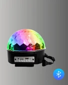 Bluetooth Bağlantılı Renkli Masaüstü Disko Topu Işık Gösterisi - 3