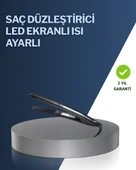 2025 Yeni Seri Dijital Ekranlı Isı Ayarlı Saç Düzleştirici Titanyum Kaplama A Kalite - 1