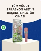 3 Başlıklı Kadın Yüz ve Vücut Tüy Temizleme Makinesi - 1
