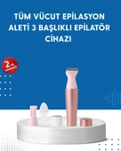 3 Başlıklı Taşınabilir Yüz ve Vücut Tüy Alma Makinesi - 1