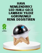 Projektör ışığı bulunan USB bağlantılı mini aromaterapi destekli hava nemlendirici - 1