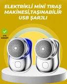 Taşınabilir, cep boyunda, şarjlı elektrikli tıraş makinesi thumbnail 1