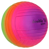 Double W Sports Gökkuşağı Tırtıklı PVC Top 23 cm thumbnail 1