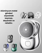 Islak-Kuru Kullanımlı Suya Dayanıklı Mini Tıraş Cihazı thumbnail 4