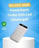 Çoklu Cihaz Uyumlu LED Ekranlı 50000 mAh Powerbank - 1