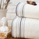 Schafer Home Rosy Armürlü Havlu 50x90 Cm 1 Parça-Krem - 4