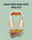 Boyun ve Omuz Masaj Aleti – Ovmalı ve Isıtmalı, Ev Tipi Masaj Deneyimi thumbnail 2