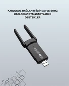 Tak-Çalıştır Özellikli Çift Bant WiFi Adaptör – 1200 Mbps - 1