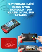 500 Retro Oyunlu Taşınabilir El Konsolu – X7M Modeli - 2