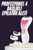 4 Başlıklı Lazer Öncesi Kısaltma Epilasyon Aleti Epilatör Çok Amaçlı - 2