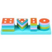 ​​​​​​​LC Ahşap Geometrik Şekiller Bul-Tak - 1