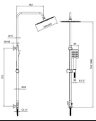 Ar Efes Kolonlu İnce Tepe Duş Seti 102158050 thumbnail 2