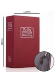 Kitap Görünümlü Gizli Kasa Büyük Boy Anahtarlı Kilitli Para Kasası - 4
