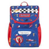 Mavi Kırmızı Anaokulu Çantası - 1