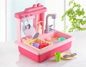 Pilli İnteraktif Lavabo Seti Pembe thumbnail 4